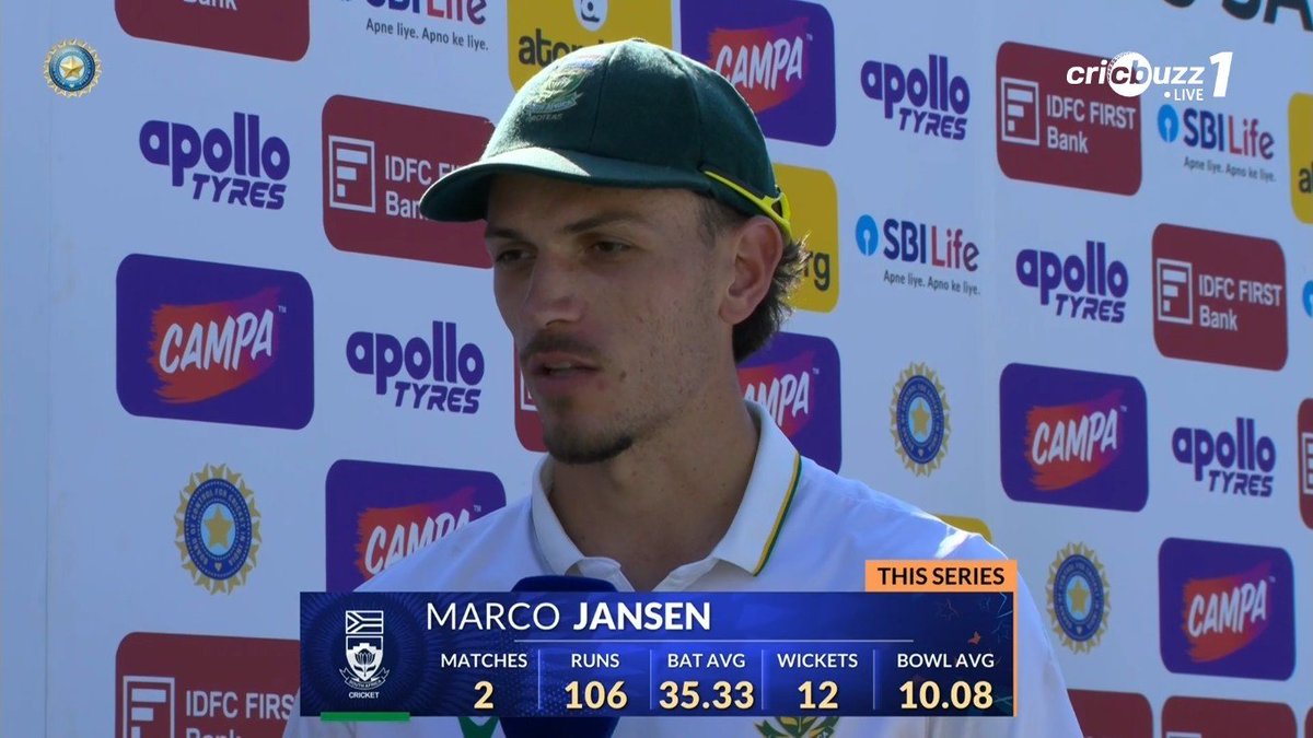 lightningspeedk's tweet image. Great series for the talisman! #MarcoJansen 

#IndvSA #TeamIndia #Proteas #Guwahati #Cricket