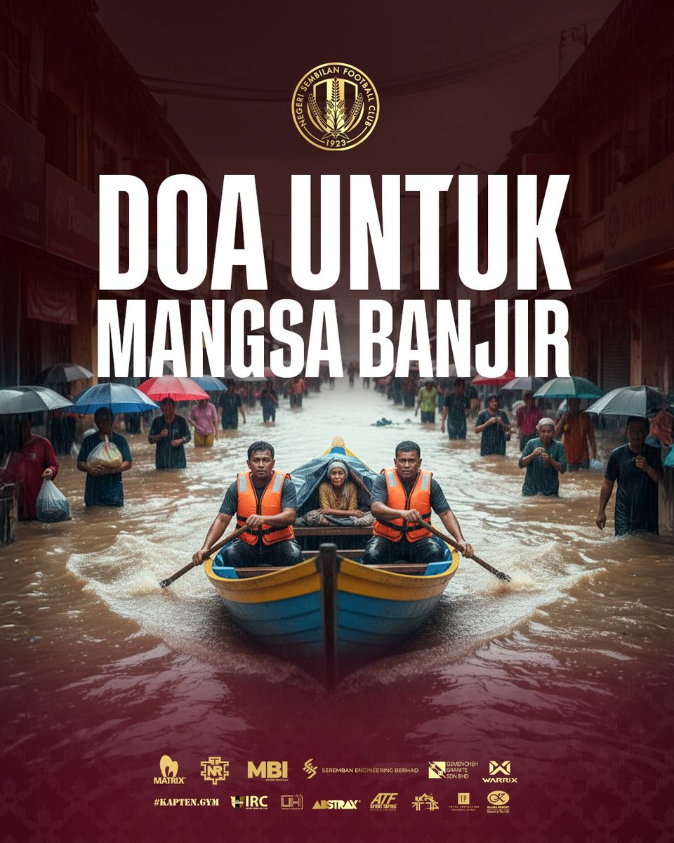 Doa kami bersama semua mangsa banjir di 10 negeri terlibat.

Semoga dipermudahkan urusan, dilindungi keselamatan, dan diberikan kekuatan menghadapi dugaan ini. 🤲

#NSFC #HobinJangHobin