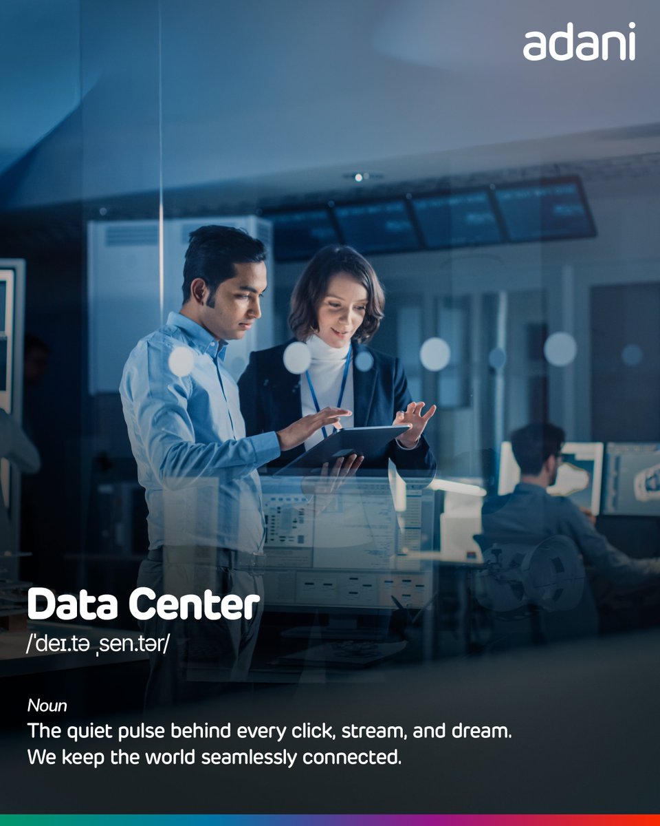 AdaniOnline's tweet image. Some experiences demand consistency from the world around them. @adaniconnex  delivers that reliability across every step of the digital journey.