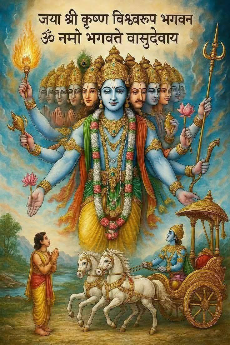 itrishapandey's tweet image. “Not only circumstances change…
Even destiny comes to its knees when Lord Vishnu 🌷is with you.”✨🚩🥰❣️