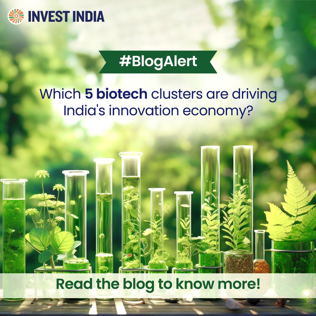 investindia's tweet image. #BlogAlert

#NewIndia’s #biotechhubs are driving global #innovation, from vaccines to healthtech, offering investors the perfect mix of talent, tech and growth.

Tap into India’s #biotech hotspots: tinyurl.com/Blogs-Top-Five…

@makeinindia