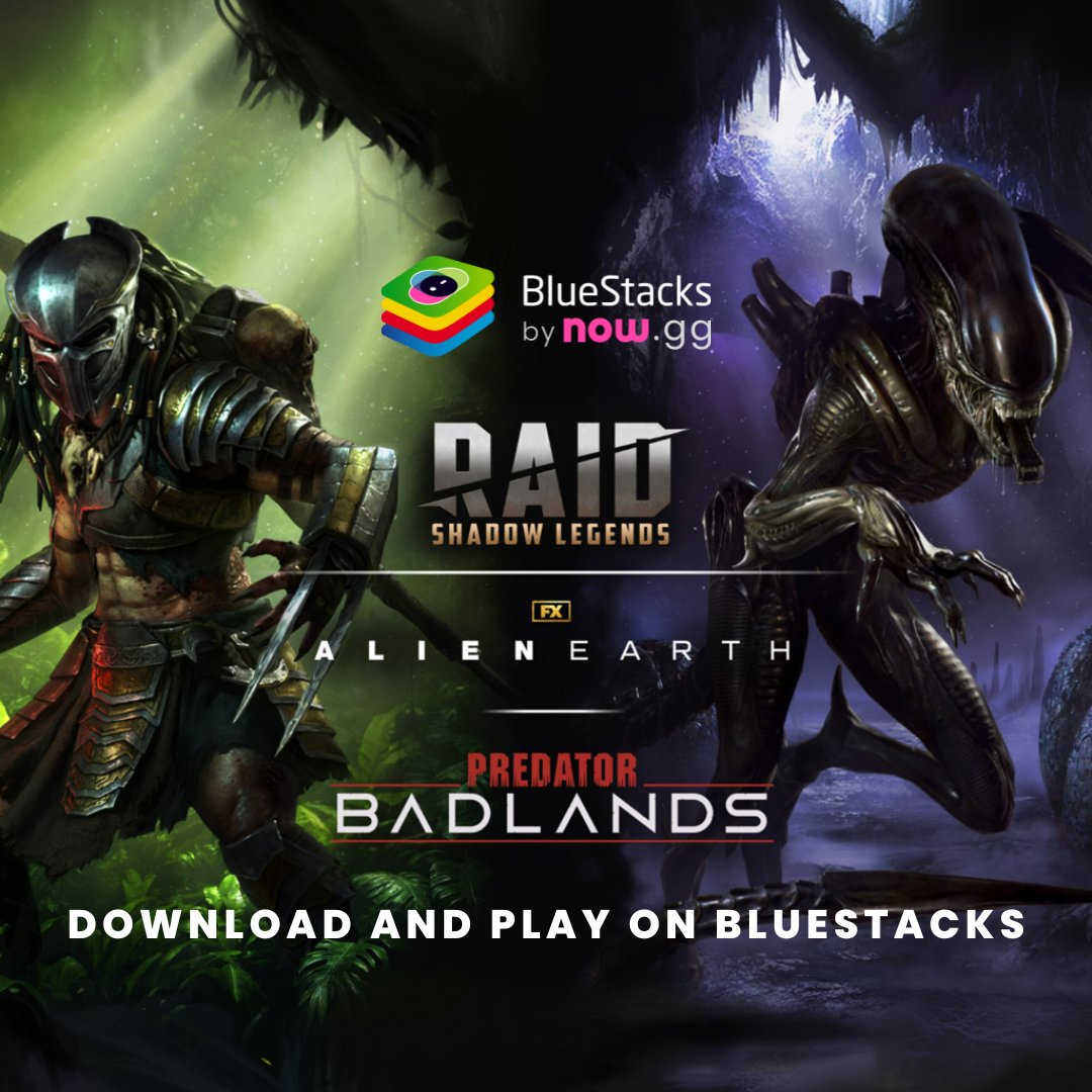 bluestacksinc's tweet image. Alien vs. Predator.. in #RaidShadowLegends? 👽⚔️

The icons have arrived! 
🎁 FREE: Log in for 7 days to get the Xenomorph (Ends Jan 9)
🛡️ PASS: Unlock the Predator via Elite Pass (Ends Feb 24)

The hunt begins now👇 
🔗 bstk.me/nfuBDJJok

#RaidRPG #Xenomorph #Predator