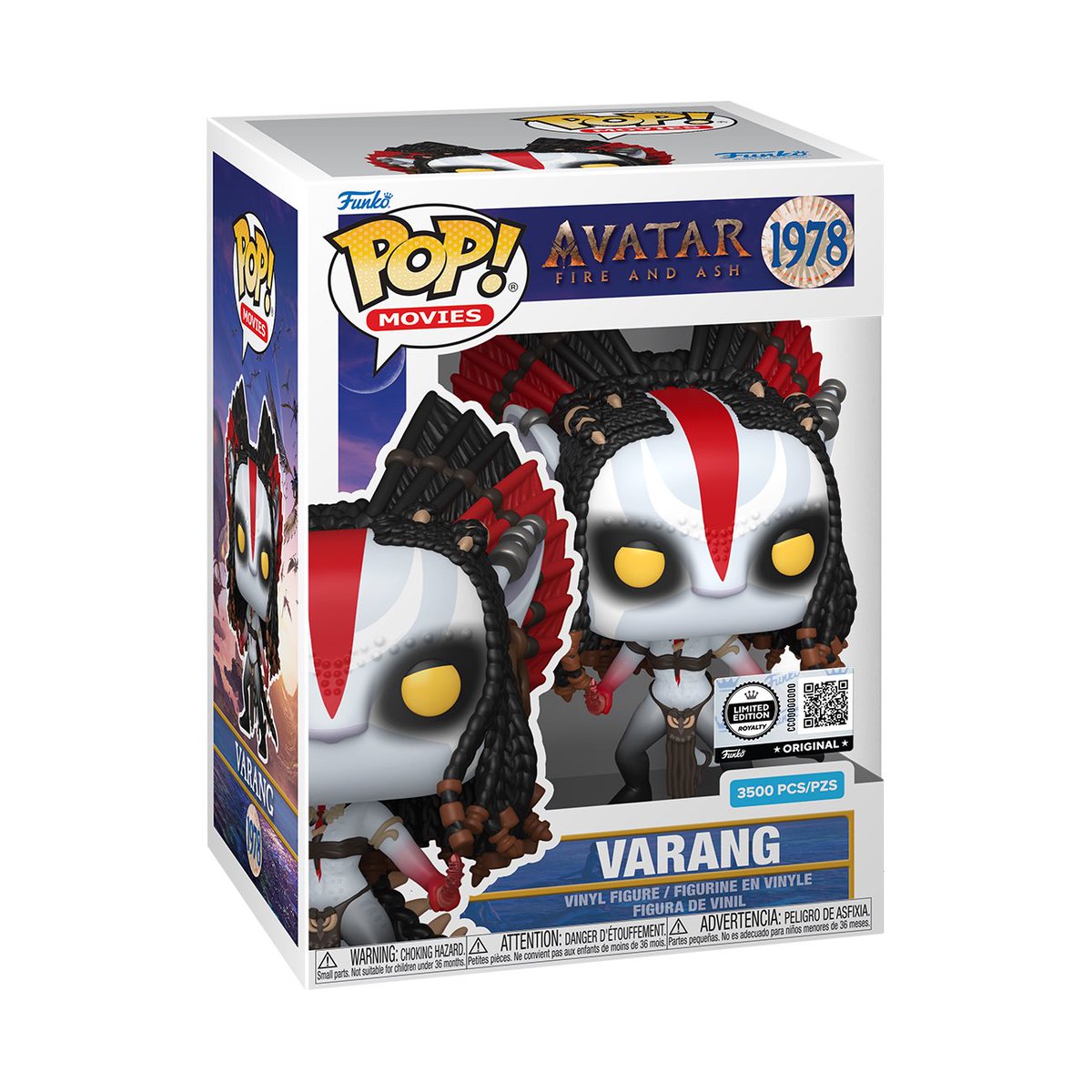 DisTrackers's tweet image. First look at Funko exclusive Avatar- Varang! Limited to 3500 pieces. Available 12/1.
.
#Avatar #Funko #FunkoPop #Collectibles
