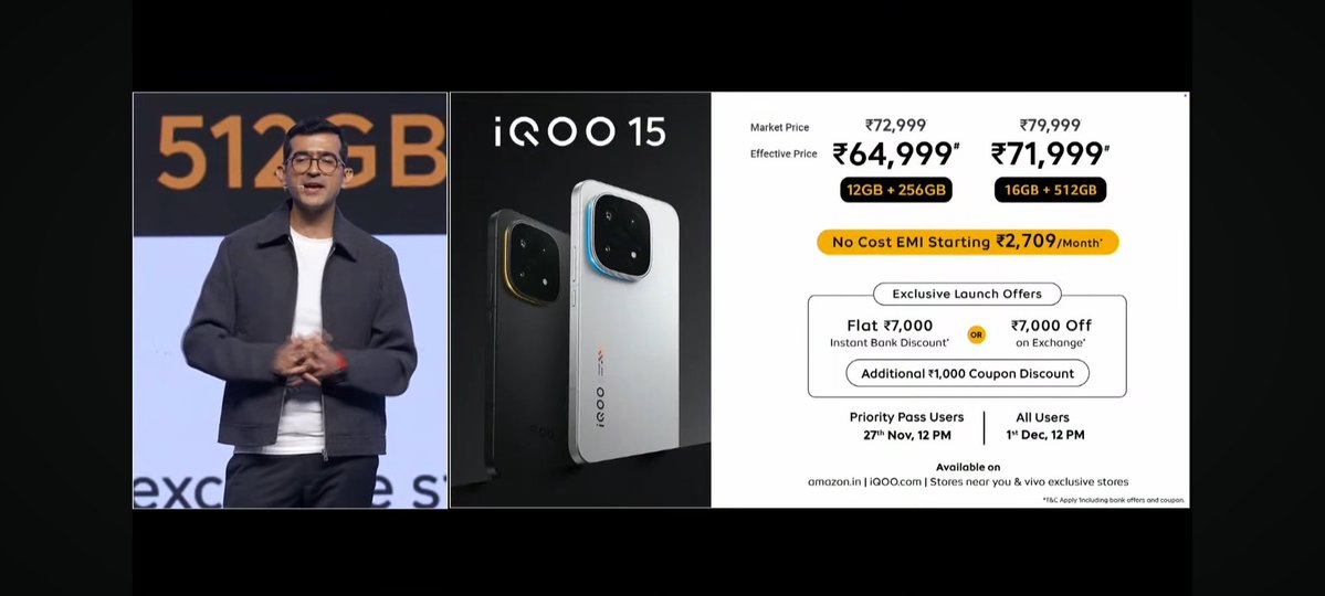 avneesh_at7's tweet image. So excited and happy to tell you all, that after putting all hopes on #iQOO15 and requesting them for TWO YEARS to &quot;PLEASE&quot; LAUNCH THE 1TB variant, I&apos;ve finally booked/paid in full (the negotiated amount) of 6 month old #OnePlus13 1TB variant.
Thanks #iQOO 🤡 #BeTheGOAT 🫏