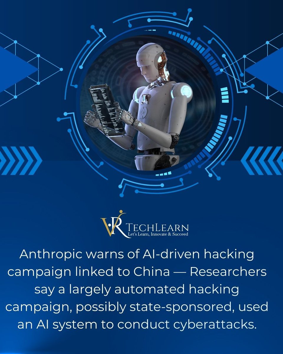 RVTechLearn's tweet image. Learning today’s tech to build tomorrow’s future — AI, Cloud, Cybersecurity, Data. Stay curious. Stay ahead.”
#rvtechlearn #AI #Cloud #Cybersecurity #Data #TechLearning #FutureReady #Innovation #DigitalSkills #TechCommunity #LearnToLead