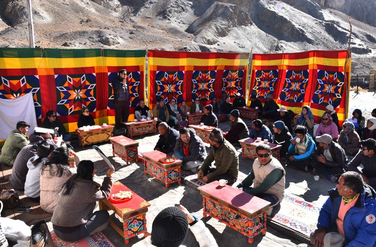 Indus_Dispatch's tweet image. “Bringing administration closer to the people!”
Leh District Administration wraps up Public Outreach Camp under “Mimang-Si-s-Jabstogs” at Chilling Sumda.
#LehUpdates #PublicEngagement #CommunityDevelopment