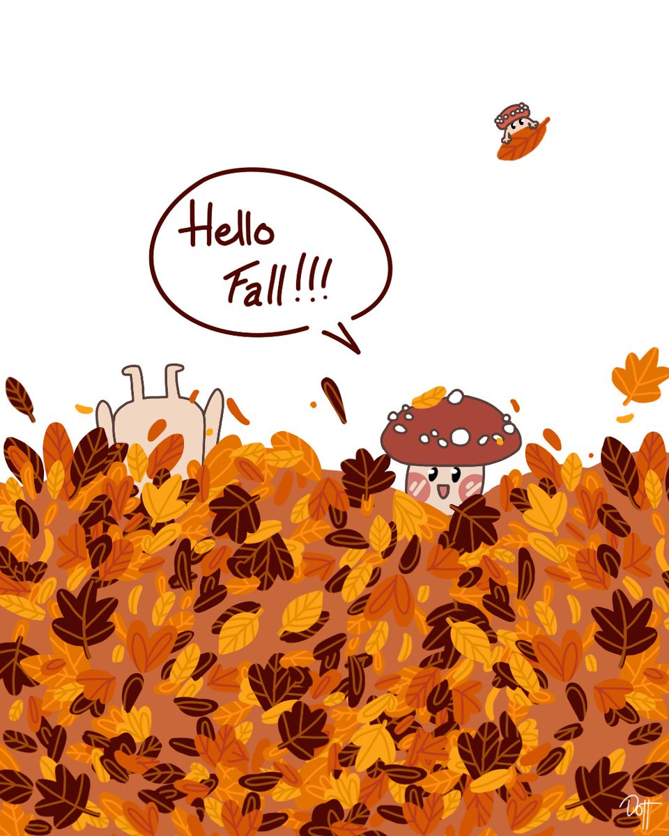 Dott_Fensby's tweet image. Hello Fall!!! 🧡

#mushroomart #fallart #ocart