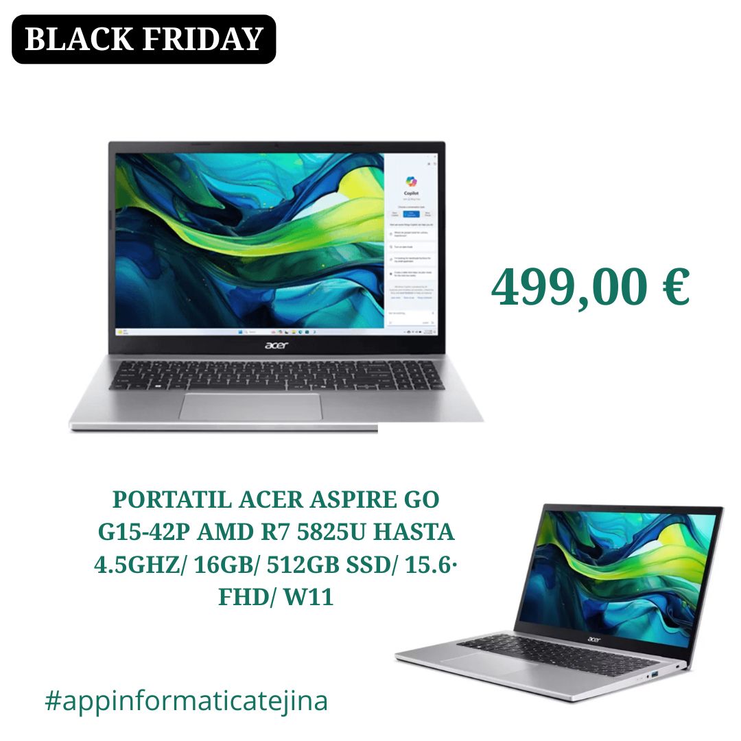 TejinaApp's tweet image. No te quedes sin lo más importante.😀
Tu producto al mejor precio. 💯
Producto sujeto a disponibilidad
Siempre en #appinformaticatejina 
 #apptejina #informatica #tiendainformaticatenerife #blackfriday #appinformatica
