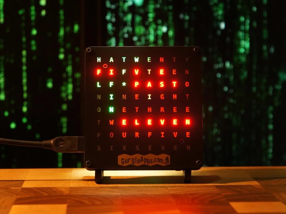 dfrobotcn's tweet image. 🕒 This DIY Word Clock by @kevinjwalters displays time as colorful words using RGB LEDs + Raspberry Pi Pico W!

Kevin added an ambient light sensor and cool background effects like &quot;Digital Rain&quot; .

A perfect weekend project for tech enthusiasts! 
instructables.com/GurgleApps-Wor…