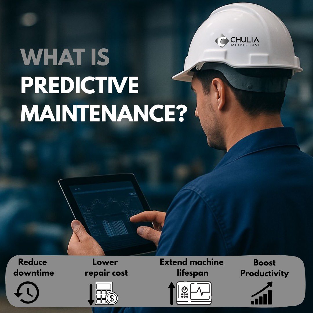 chuliafm's tweet image. Predict breakdowns before they happen. ⚙️✨
Predictive Maintenance gives you smarter insights, less downtime, and more efficiency.

👉 Want to optimize your operations? Let’s talk.

#PredictiveMaintenance #Industry40 #SmartFactory #MaintenanceManagement #EngineeringLife