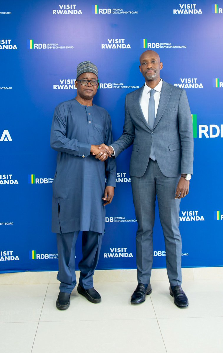 dean_irak's tweet image. RDB CEO @afrika_jean met with a delegation from the African Development Bank @AfDB_Group, led by Dr. Laouali Garba, Manager of Agricultural Research, Production and Sustainability, to discuss advancing strategic projects in the agriculture sector.
#AFDB #Agriculture #Rwanda