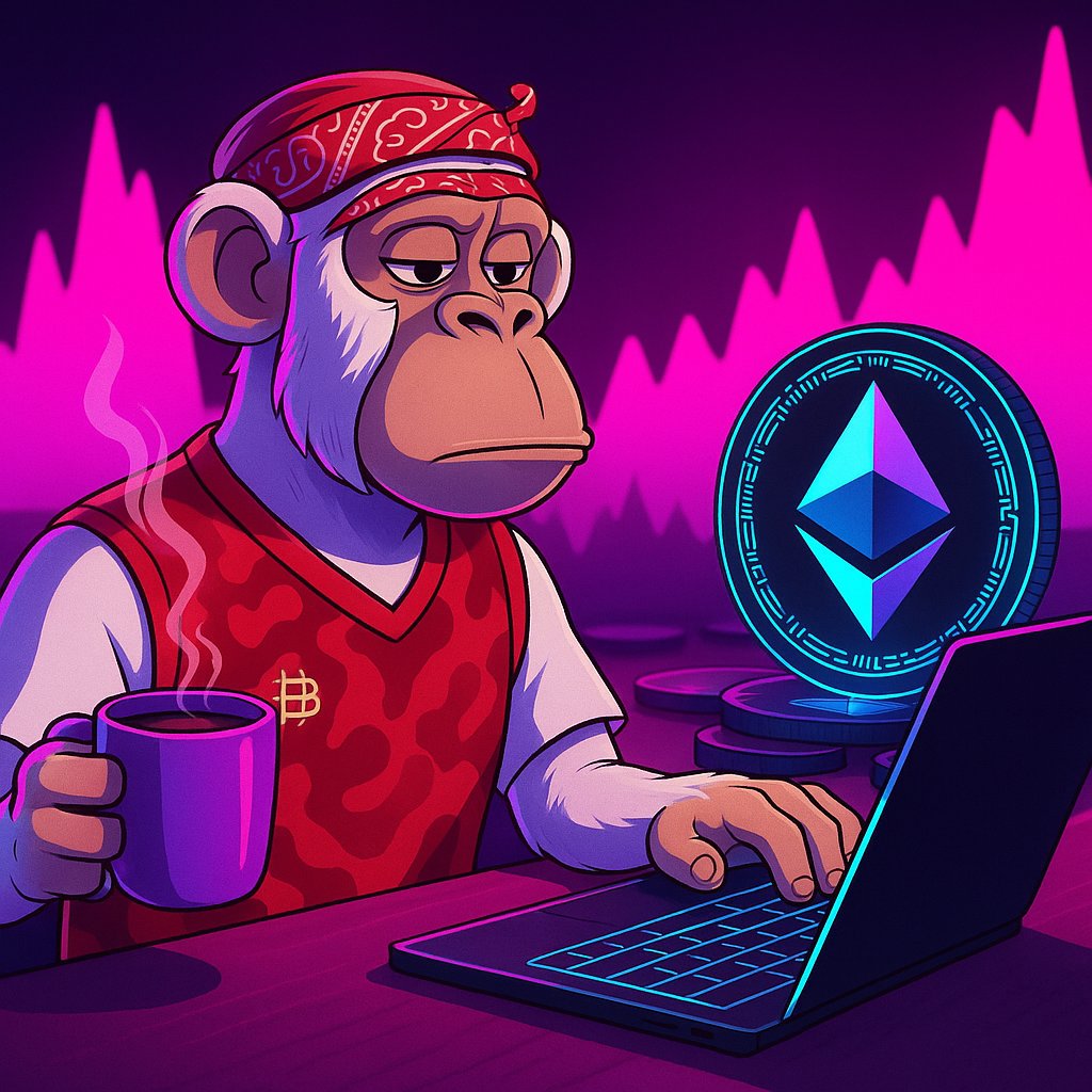 ByteBakerx's tweet image. Coffee in one hand, keyboard on the other. Let&apos;s crack this Layer 2 puzzle today! Wonder if $ETH will behave itself. #MorningCode ☕💻