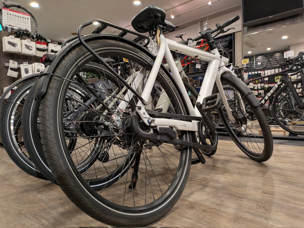 LOROCYCLEWORKS's tweet image. 少し早めに試乗車 #besv 試乗車がはきってきました！
自動変速がついたモデルもあるので是非乗りに来てくださいね！！