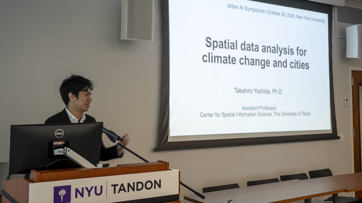 CSISut's tweet image. 📢10/28にNYU工学部でUrban AI Symposiumを開催！100名超が参加し、都市×AIをテーマに議論しました。
夜には東京大学NYオフィスで交流イベントも開催し、意見交換が行われました。
🔗詳細はWebニュースで: csis.u-tokyo.ac.jp/news/urban_ai_…
🔗linktr.ee/CSISut
#CSIS_UTokyo