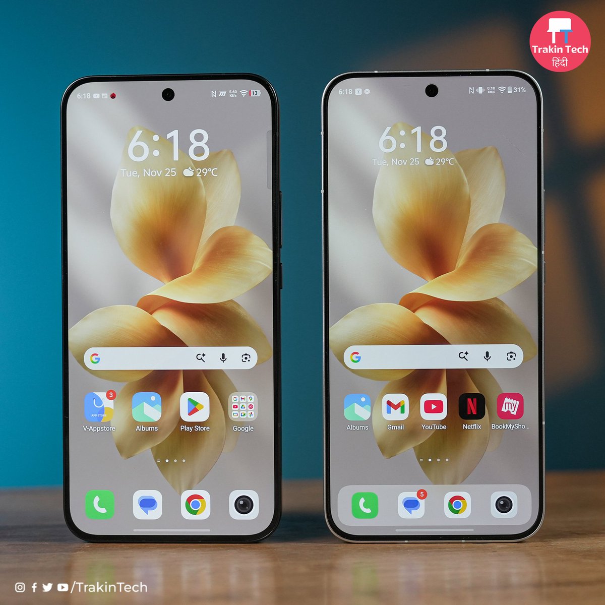 TrakinTech's tweet image. iQOO 15 Launched in India 🇮🇳

📱6.85&quot; 2K LTPO 144Hz AMOLED Display (M14 Panel)
💾Snapdragon 8 Elite Gen 5 (3nm) SoC
📸50MP (Main) + 50MP (3X Periscope) + 50MP (UW) Rear Cameras
🤳32MP Front Camera
🔋7000mAh Battery
⚡100W Wired + 40W Wireless Charging
⚙️ Android 16, Origin OS 6…