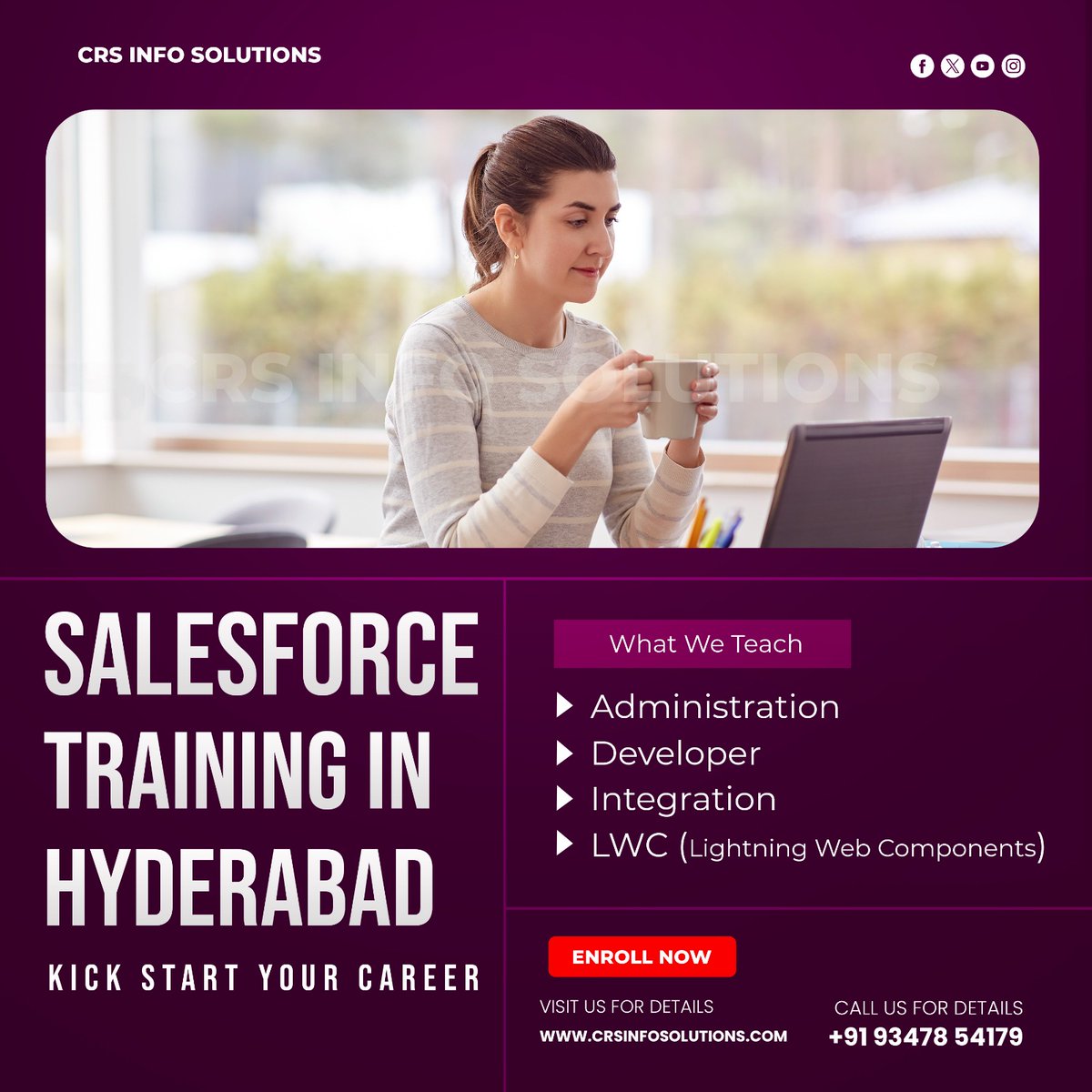 Anandtechie1102's tweet image. Kick-start your IT career with industry-leading Salesforce Training in Hyderabad!

Website: crsinfosolutions.com/what-is-the-sa…

#SalesforceTraining #SalesforceDeveloper #SalesforceAdmin #LWCCourse #IntegrationTraining #CRSInfoSolutions