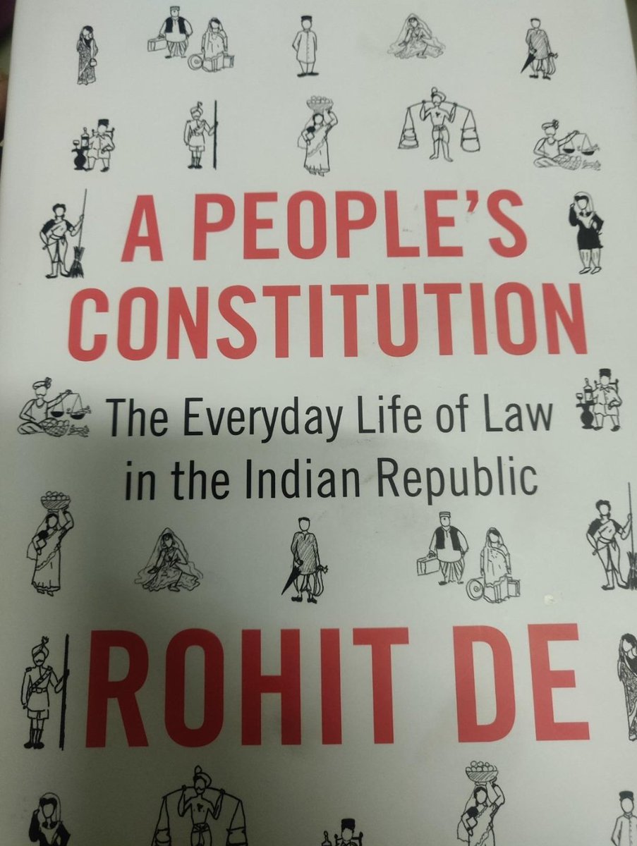 GosaviParikshit's tweet image. 📘 Thread: A People’s Constitution by Rohit De...The Book That Exposes the Real Soul of India’s Republic

1️⃣ We keep saying “Constitution is supreme.”
But Rohit De shows something deeper — ordinary Indians defended the Constitution long before politicians even understood its…