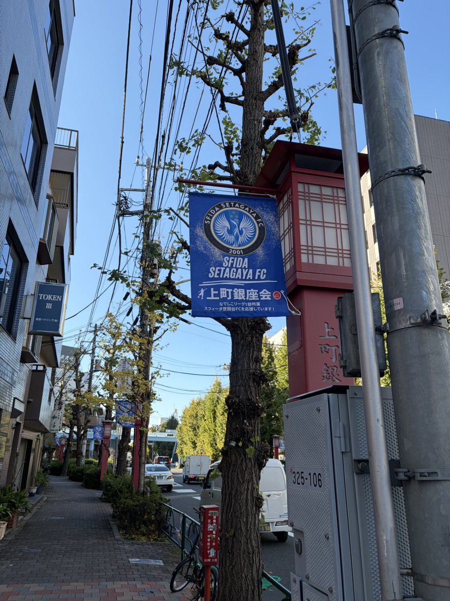 sfidafc's tweet image. ✦✦✦・━━━━━━ 
NEW タペストリー掲載中！
　　　━━━━━━━✦✦✦・

続々と世田谷区内の商店街に、スフィーダ世田谷FCのタペストリーが掲載されております。

是非、直接ご覧になってみてください✨

#スフィーダ世田谷FC #走破
#上町銀座会