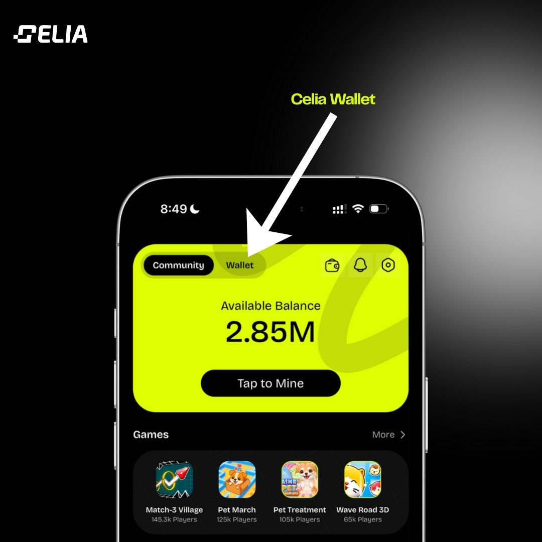 Celia_Finance's tweet image. The Celia Wallet and the Celia Community will now be unified into one seamless platform — the Celia App.
This integrated experience is designed to make your interactions faster, smoother, and more convenient.

More updates coming soon. Stay tuned!🖤