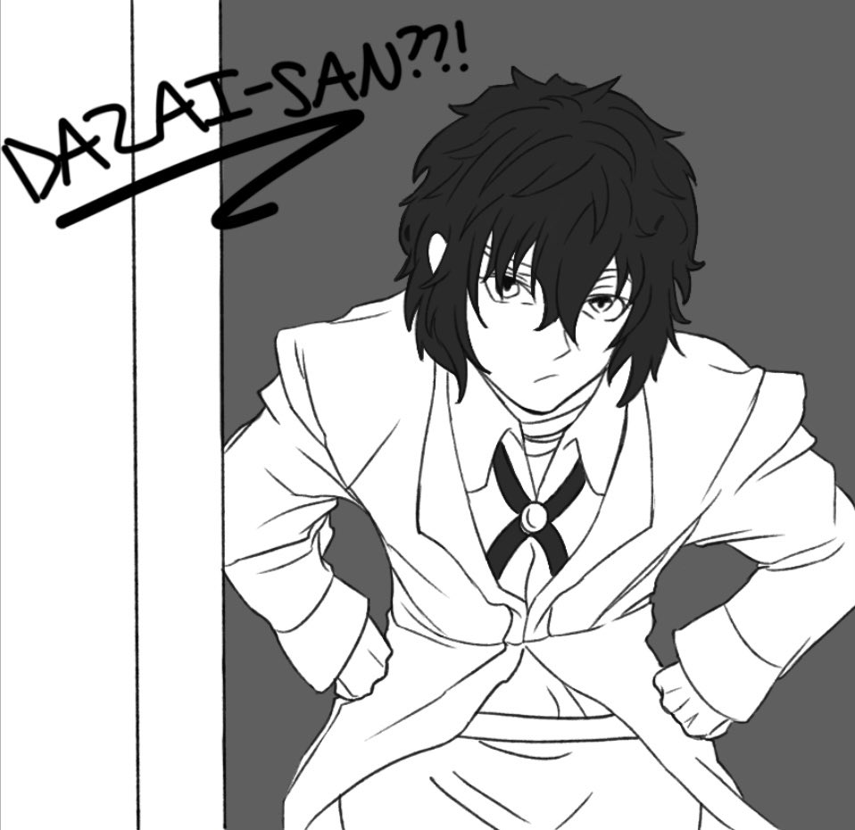 Tealeaf_Master's tweet image. Fun little comic for #sskkweek2025! Day 2: Saving Dazai 

#sskk