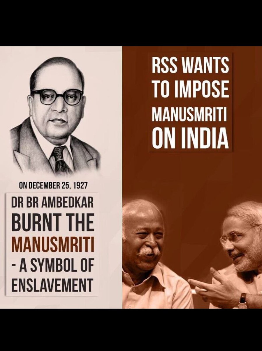 geetv79's tweet image. BJP-RSS has always hated the equality, fraternity, justice, citizens rights, which are guaranteed by our Indian Constitution.

The Sanghi Hindu Rashtra is not a democracy at all, but an elite mafia with institutionalized oppression, inequality &amp;amp; slavery.
#ModiLies 
#LieLikeModi