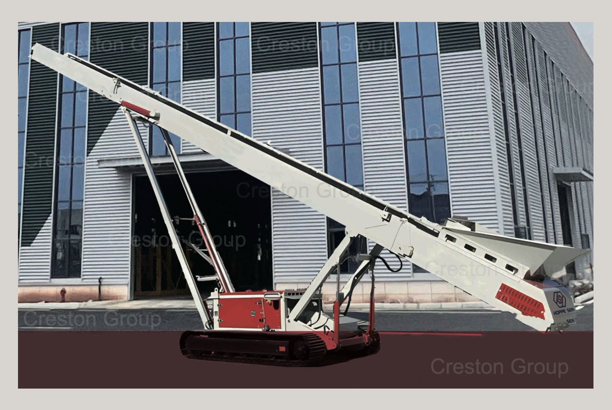 CrestonGroupGL's tweet image. Stack it higher! Track-mounted conveyor sourced by Creston—remote drive, rapid fold, ships in 1 container.

See more: creston-group.com/core-offers/so…

#Stacker #BulkHandling #Construction