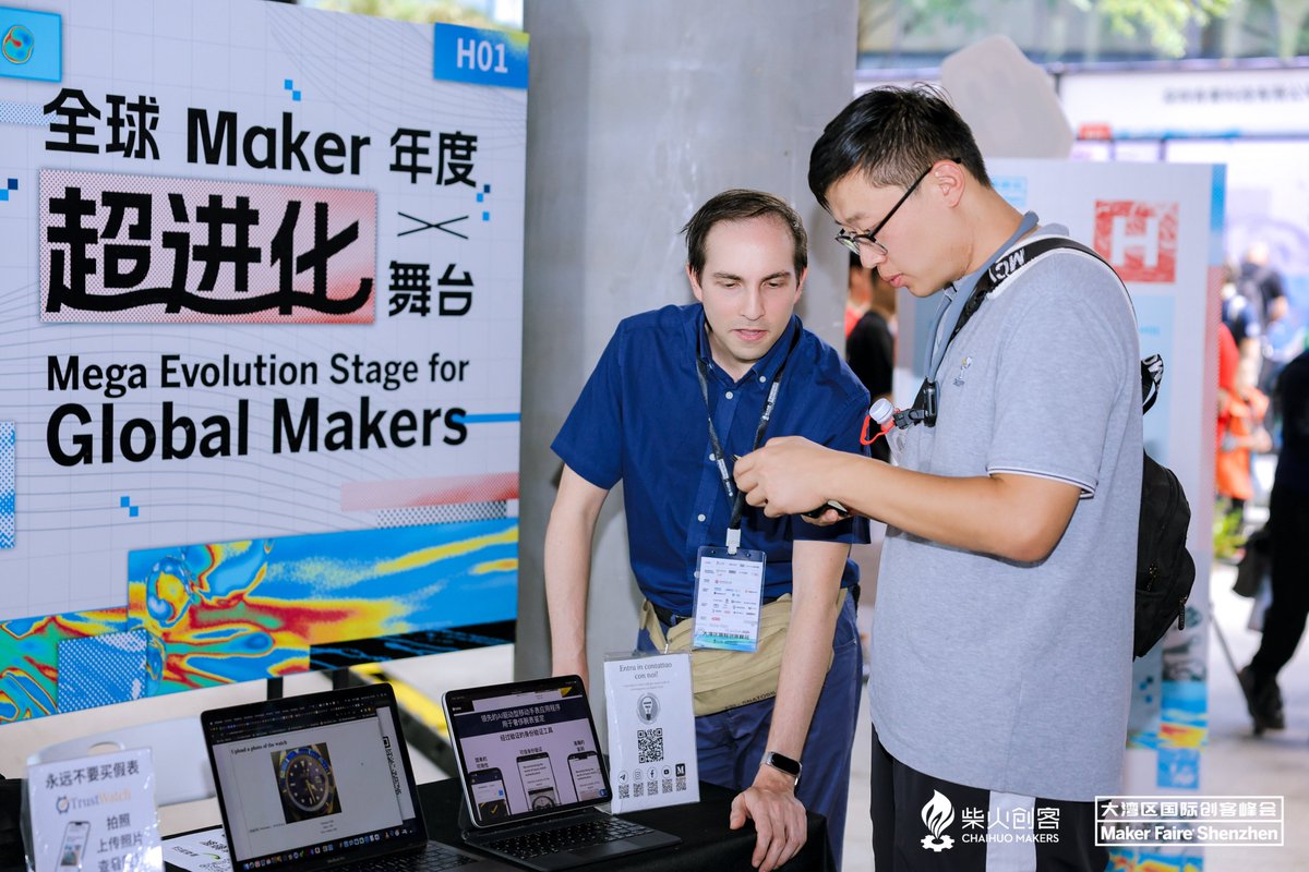 Live at Maker Faire Shenzhen 2025: #TrustWatch spots fake luxury watches from photos—in seconds. Clear scores, clear next steps. See the demo + insights

#AI #Watches #Counterfeit #Shenzhen