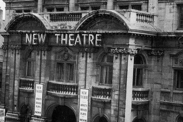 The New Theatre, it once stood in Abington Street, Northampton.