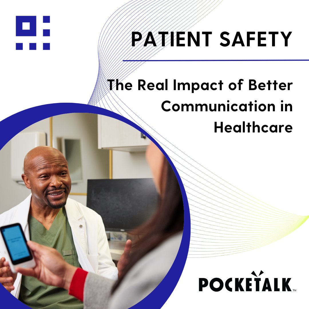 BarCodeData's tweet image. With Pocketalk, healthcare teams can communicate instantly in 90+ languages — from reception to discharge.

Learn more about how instant translation improves patient care: barcodedata.co.uk/blog/how-pocke…

#Healthcare #PatientSafety #HealthcareTranslation #Pocketalk