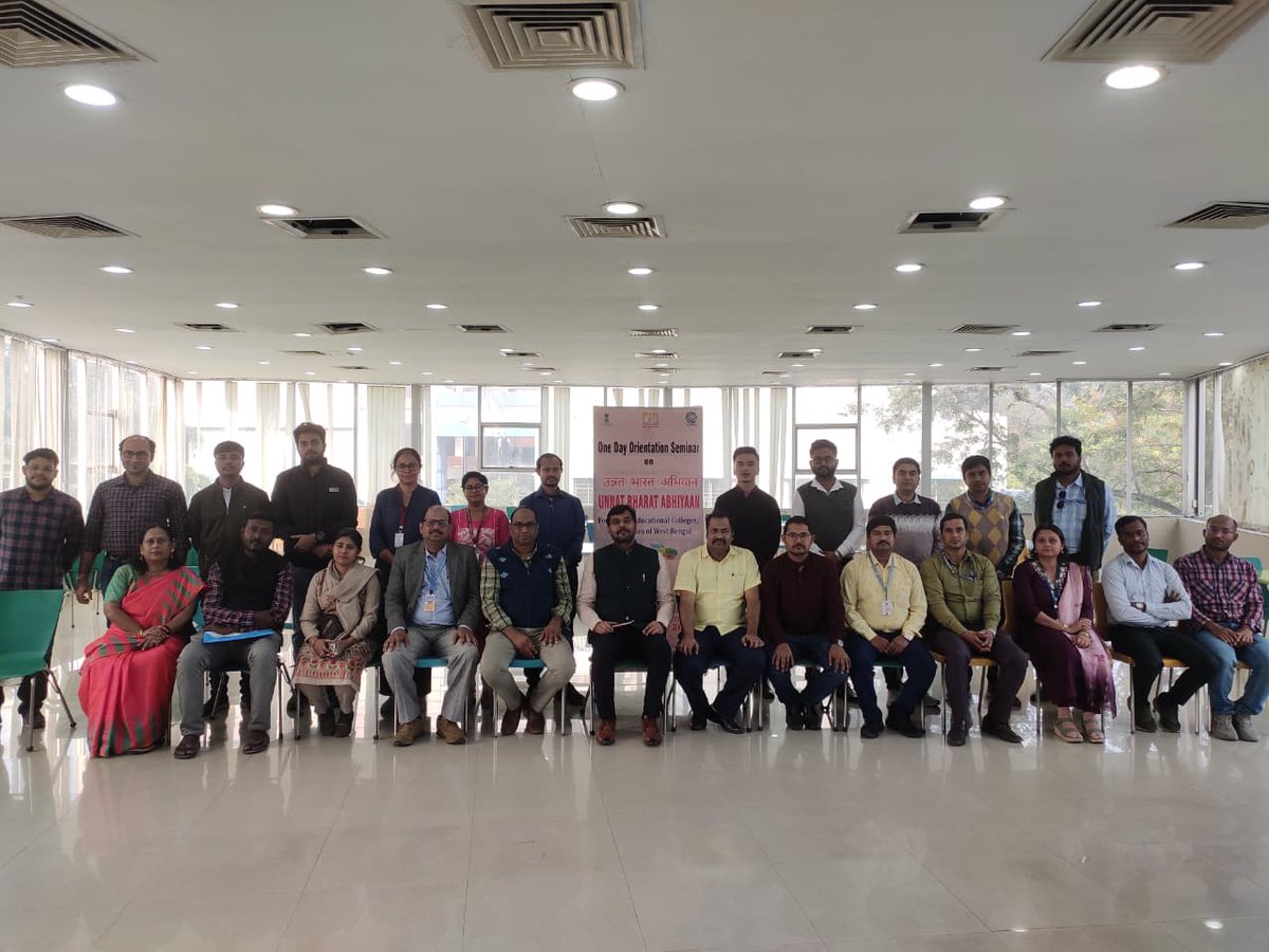 rcinitd's tweet image. A one-day Orientation Programme under Unnat Bharat Abhiyan (UBA) was organized by the Regional Coordinating Institute (RCI), National Institute of Technology Durgapur, to familiarize newly inducted Participating Institution (PI) Coordinators