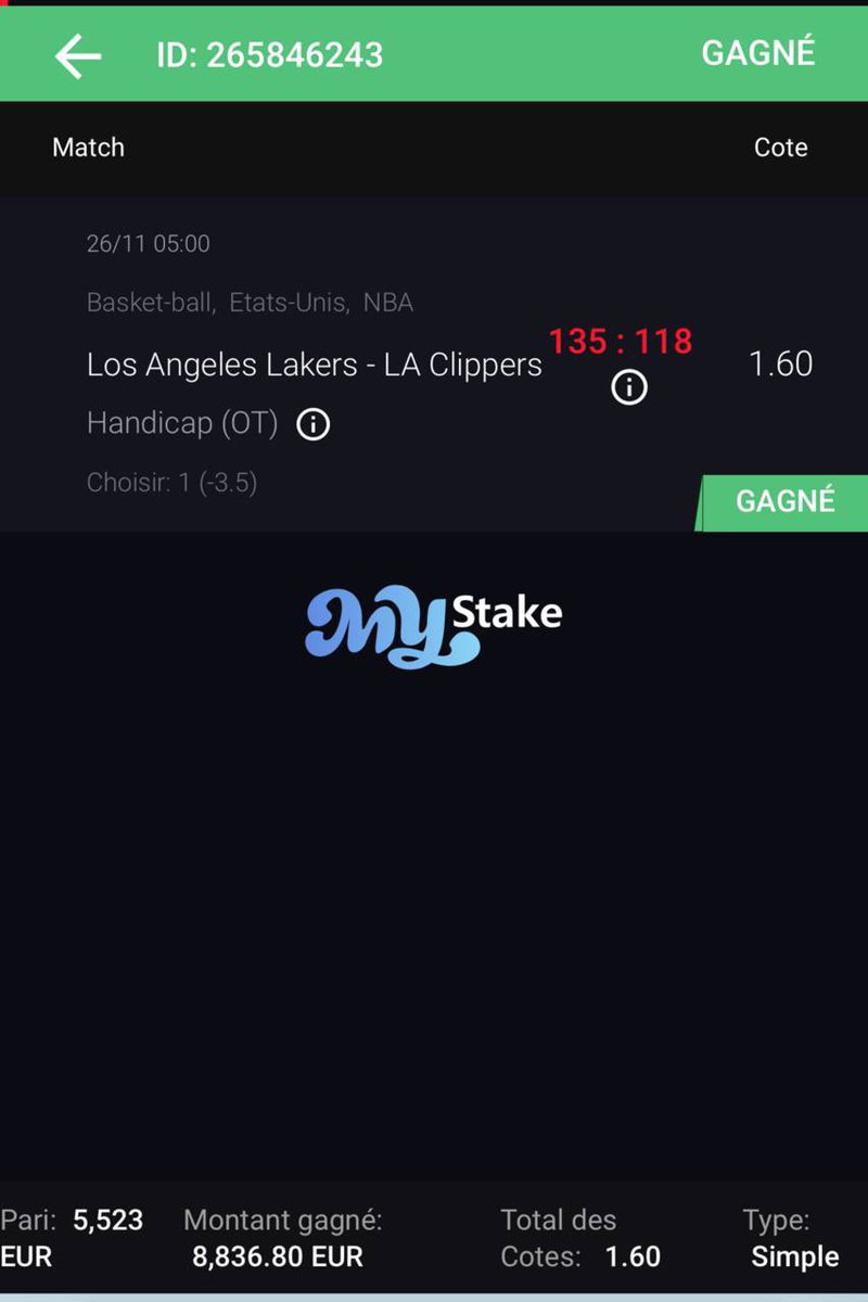TONTONSEB10's tweet photo. Étape 4 MONTANTE RÉUSSI 🎯🎅✅

PALIER 1 : 1000€➡️1920€✅
PALIER 2 : 1920€➡️2976€✅
PALIER 3 : 2976€➡️5523€✅
PALIER 4 : 5523€➡️8836€✅

FAV ❤️ RT ♻️ = T.A.S DE 250€‼️

Je prendrais uniquement ceux qui on partagez tout mes post 💪💪

#TeamParieur https://t.co/Sazb4ipy52