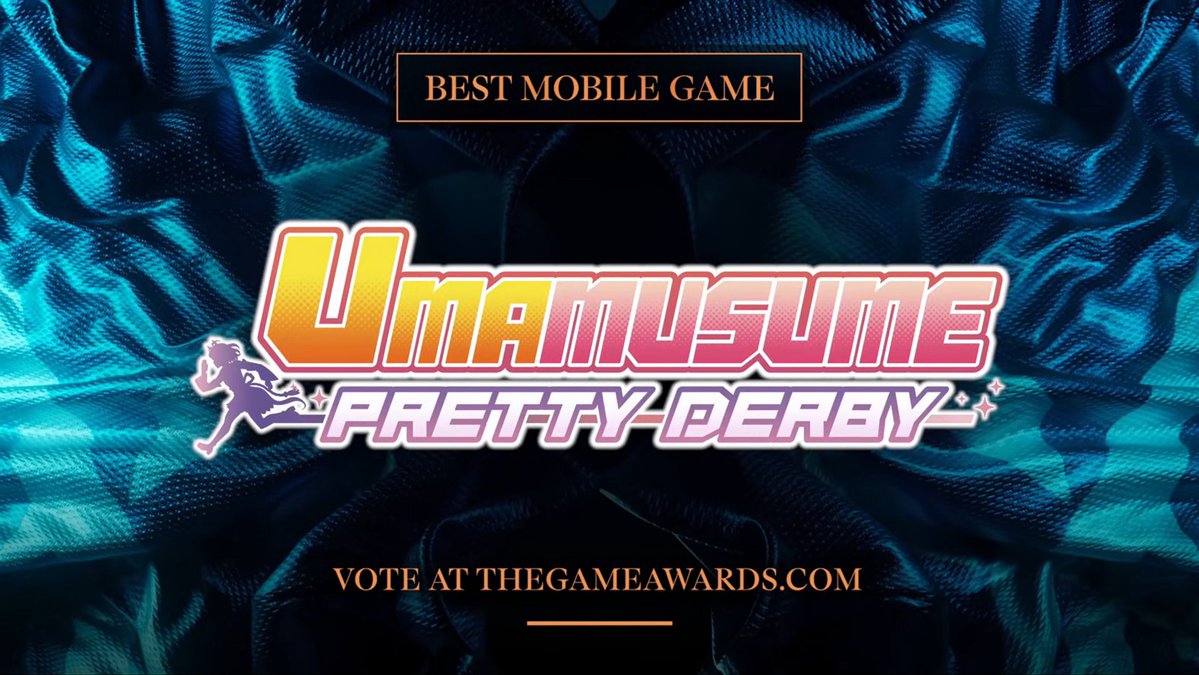 umamusume_eng's tweet image. We are honored to be nominated for Best Mobile Game at #TheGameAwards this year!

To celebrate, we&apos;ve sent everyone a gift!

🎁 Gift Contents:
- Carats ×1,500

Thank you to all of our Umazing trainers for your support!

Cast your vote here: thegameawards.com/nominees/best-…

#Umamusume