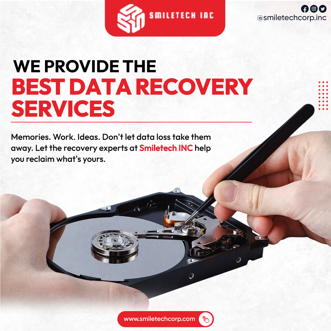 Smiletechcorp12's tweet image. Lost your files? We bring them back safely 🔄💾
Expert data recovery services for hard drives, SSDs &amp;amp; more.

#DataRecovery #TechSupport #FileRecovery #ComputerHelp