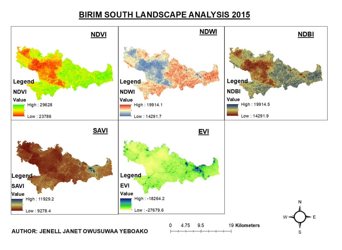 GeospatialRF's tweet image. 🌍 GRF GIS Day Map Challenge #Spotlight | Birim South Landscape Change Assessment (2015–2023) 
Details: linkedin.com/feed/update/ur…