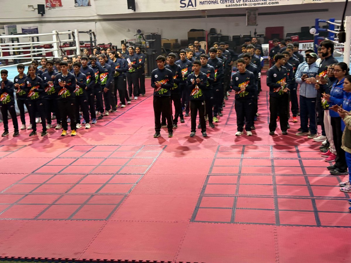 Observation of The Constitution Day at SAI NCoE Rohtak. Samvidhan Diwas was observed with honour and pride. Pledge was taken by the athletes and staff of NCoE Rohtak. Prominent athletes of NCOE Rohtak took part. #samvidhandiwas 
<a href="/SAI_Sonepat/">SAI_Sonepat</a> <a href="/mansukhmandviya/">Dr Mansukh Mandaviya</a> <a href="/Media_SAI/">SAI Media</a>