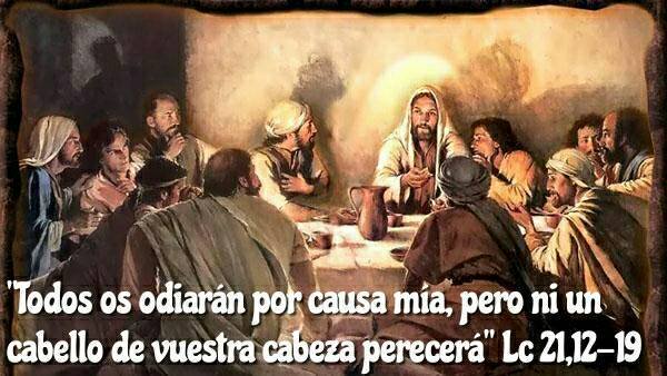 #ImagenDelDía #EvangelioDelDía 
Lc 21,12-19. Miércoles de la XXXIV semana del tiempo ordinario 
#FelizMiércoles