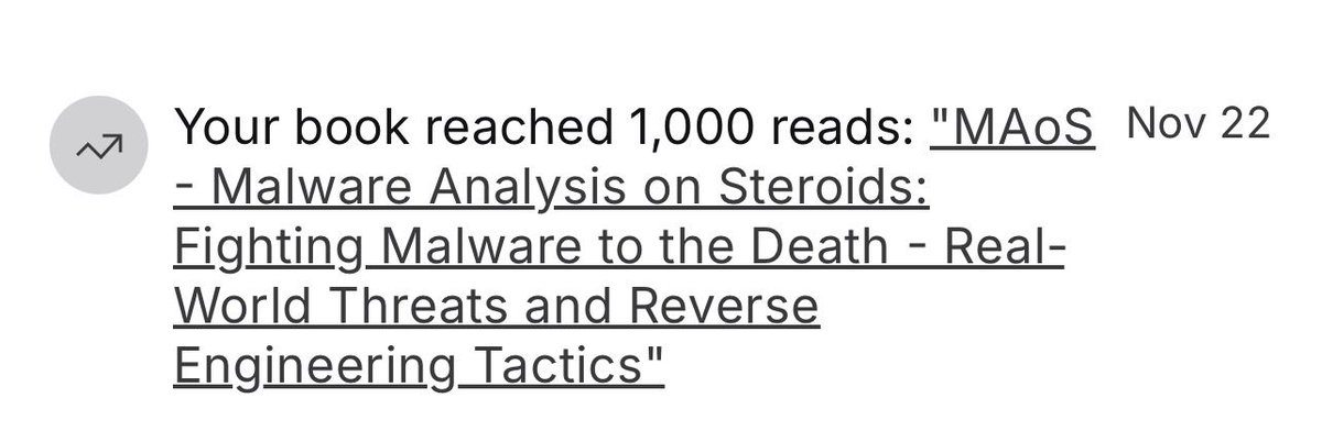 MalFuzzer's tweet image. 🚀 MAoS just hit 1,000 reads on ResearchGate!
Grateful to see researchers and security professionals diving into the book and using it in real-world work.
More research and deep-dive content coming soon.

📖 amazon.com/dp/B0FQDGZGZW

#CyberSecurity #MalwareAnalysis…