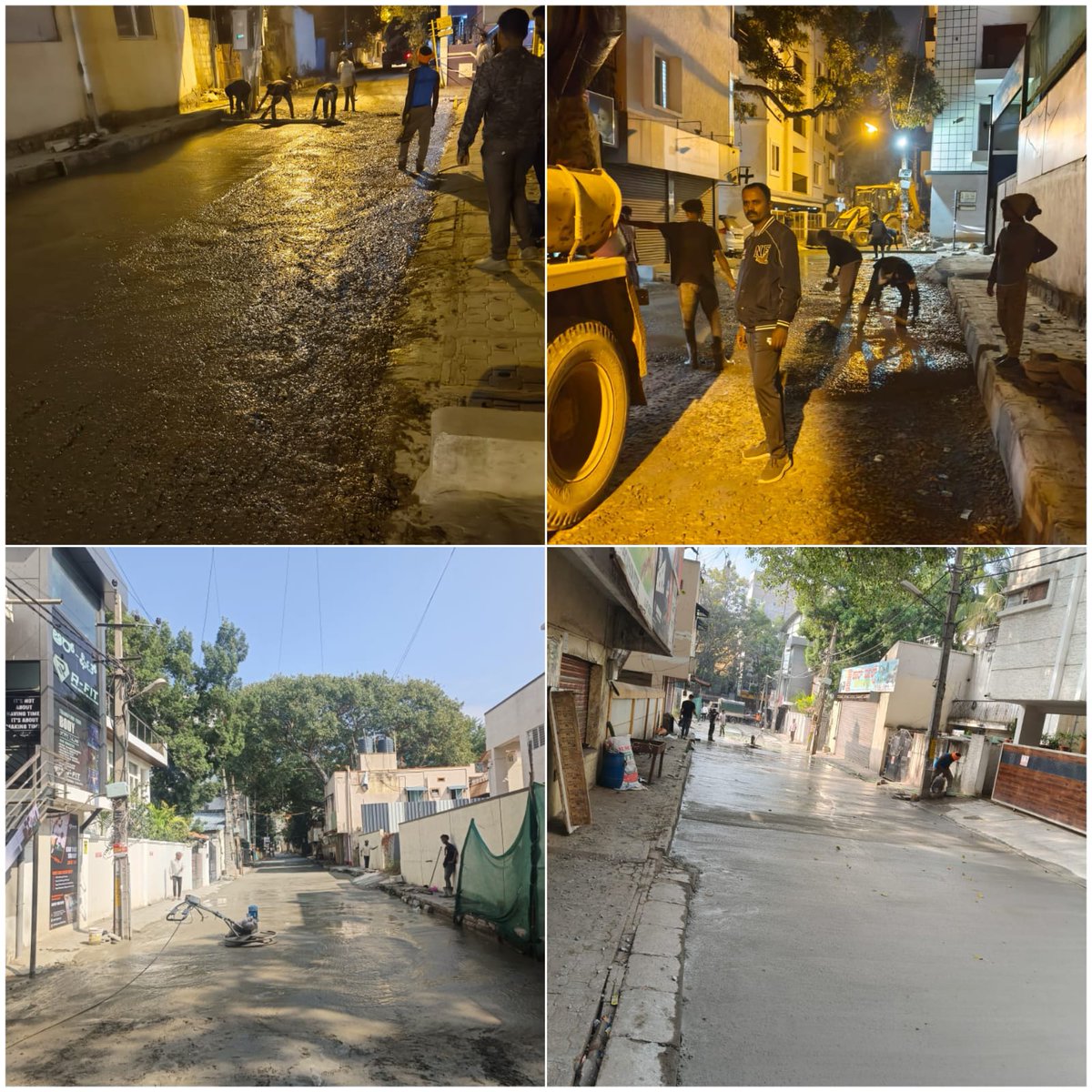 KJGeorgeOffice's tweet image. #SarvagnaNagarConstituency:

#WorkUpdate: Under the guidance of the Hon’ble Minister for Energy Shri. @thekjgeorge  Ji, Authorities are currently working on concretization of roads along 1st main, 3rd block, Shivaramaiah layout, #HBRLayout, in #HennurWard under Amrutha…