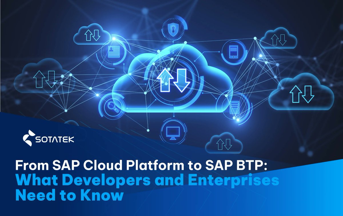 SotaTek's tweet image. Unlock the full potential of SAP with a deeper look into SAP Cloud Platform - the foundation that shaped today’s SAP BTP.

👉 sotatek.com/blogs/sap-deve…

#sotatek #sapdevelopment #sapcloudplatform