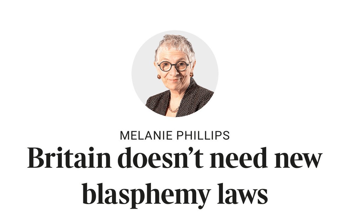 SpeechUnion's tweet image. “If the CPS were to win its appeal in the Coskun case, it would be a green light to Islamist fanatics to attack anyone they believe has insulted their religion, confident that their victim would be prosecuted.”

Britain abolished blasphemy laws 17 years ago. We don’t need them…