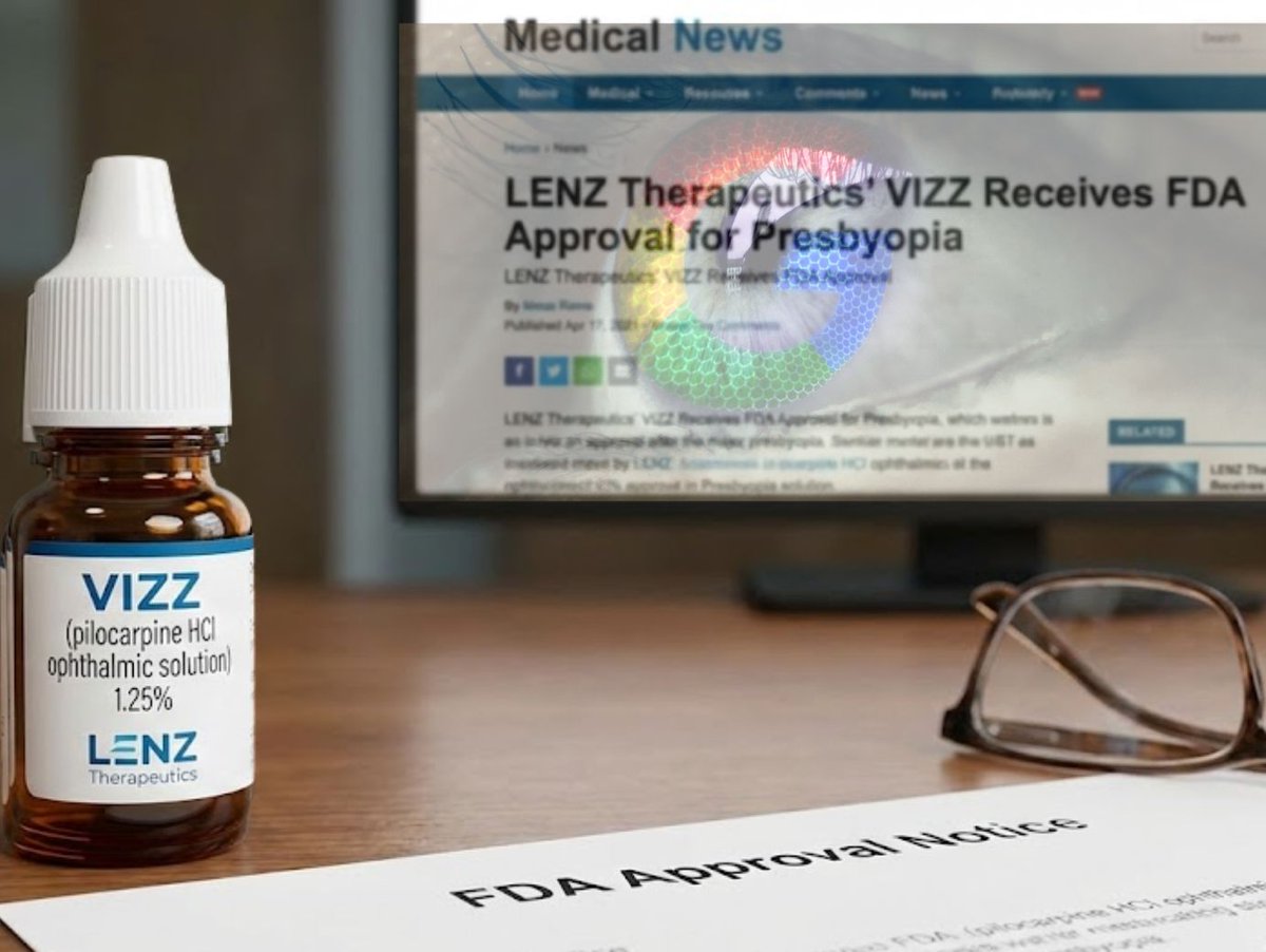 BestStartupUS's tweet photo. FDA approves #VIZZ drops clear near vision, no glasses, 1 daily drop! 🚀

https://t.co/NklJmZXQ8u
.
#EyeCare #FDA #Innovation #Presbyopia https://t.co/kgfesxZk04