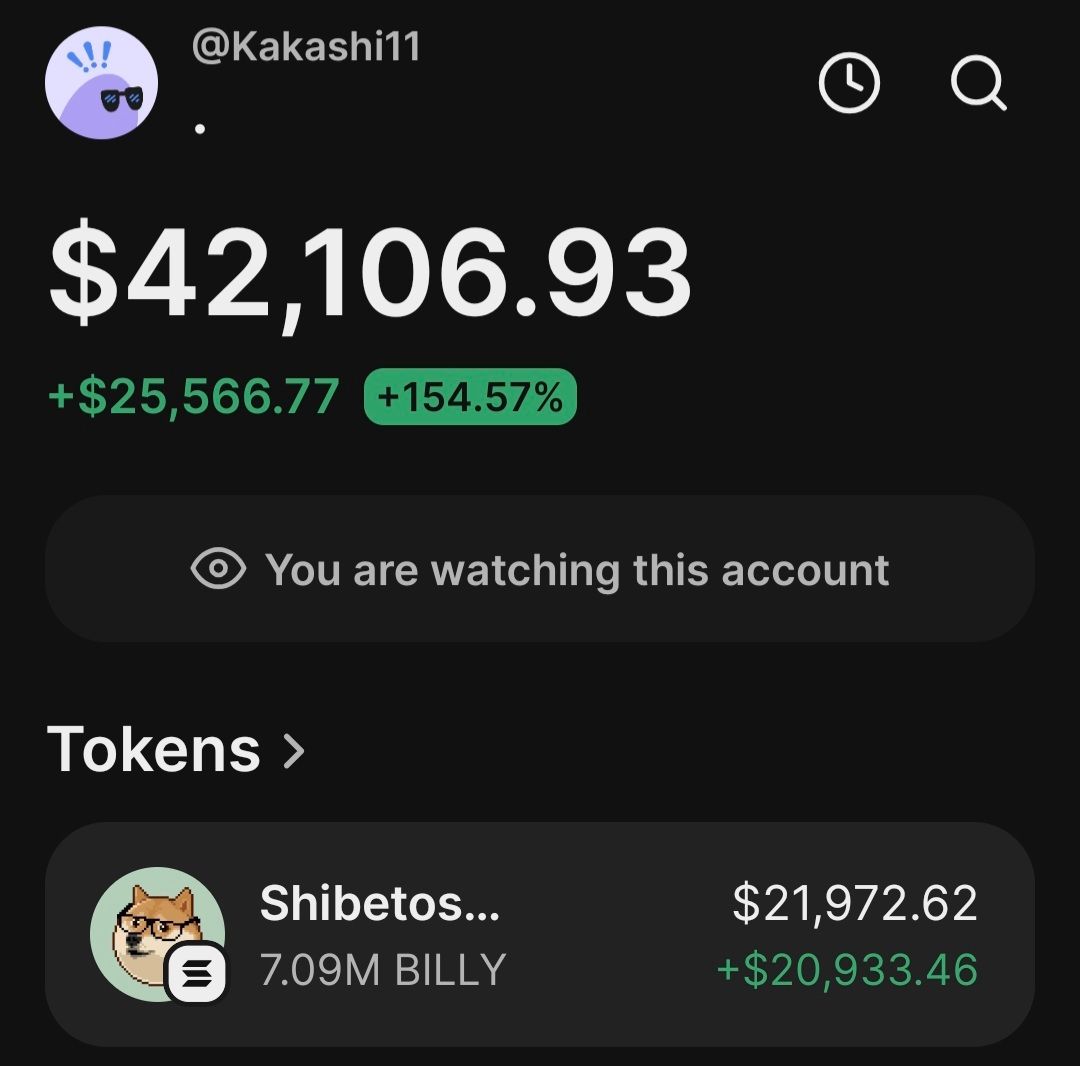 kkashi_yt's tweet image. This wallet is now $32,000 in profit on $Billy after buying $9,490 which sold $16,600 so far.