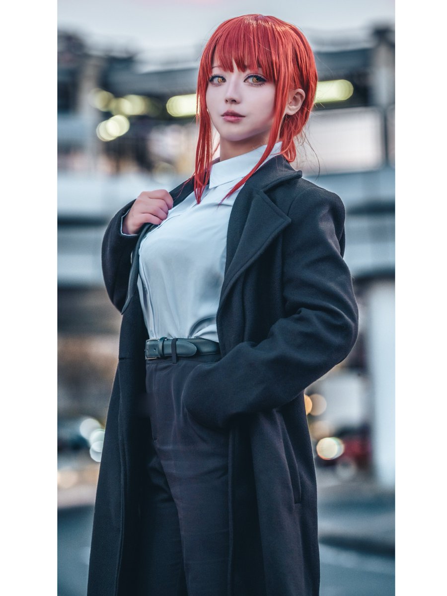 よもぎ　ウィッグご確認ページ 今回はウィッグの色はレゼ編カラーに寄せたんだよね😇 テーピング