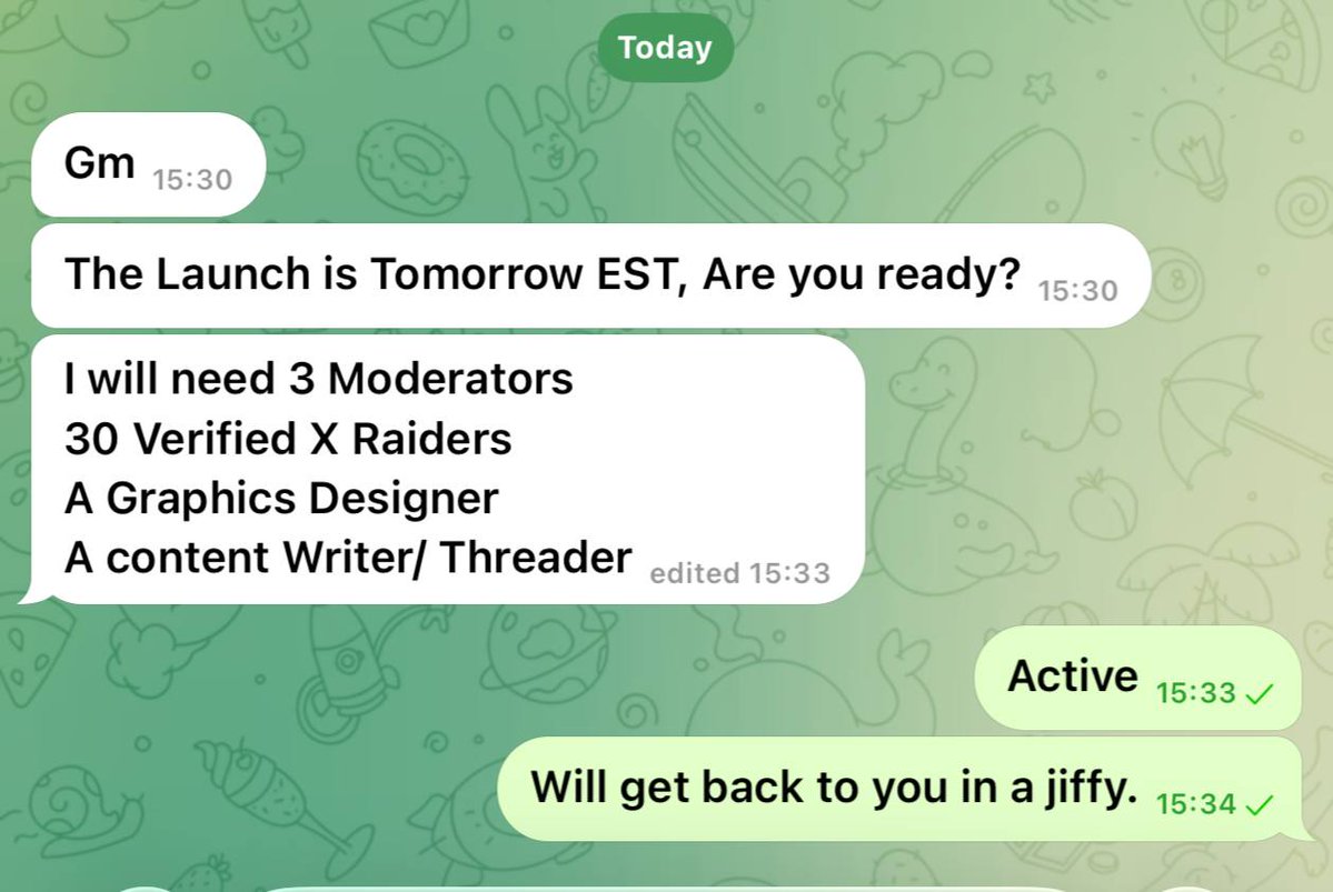 Fuse_model's tweet image. 🚨Hiring!!!!
Looking for Web3 Enthusiasts to join my team.

Salary: $50- $150 Weekly

Let me know if you Interested
leave a comment below on which aspect you&apos;re good at
💙Like
🔄Retweet
Turn on 🔔