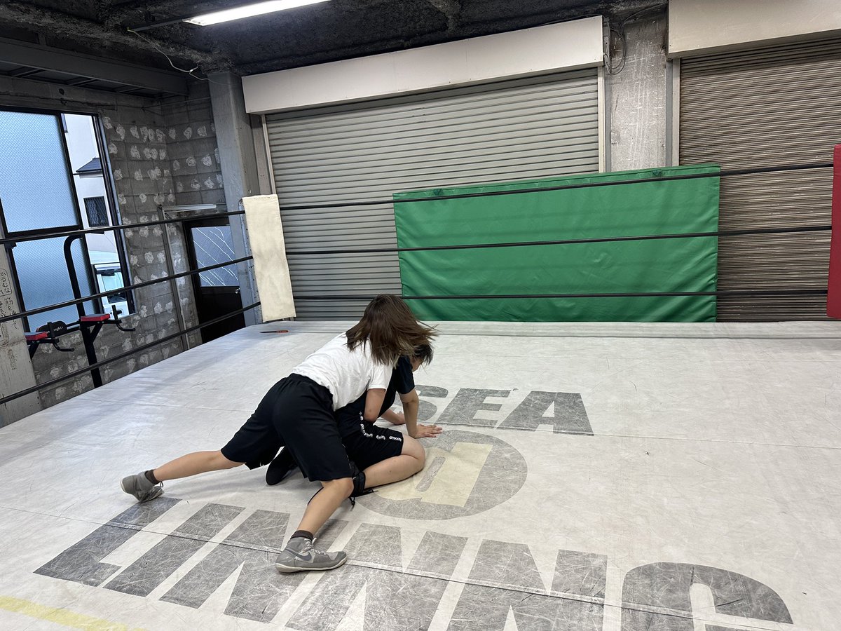 それぞれ試合やらなんやらあって久しぶりに全員揃いました🙌
熱気が凄かった🔥🔥🔥
しかし練習試合では私が回され、スパーリングでは南月さんが回され、、、
どういうことー😇
今日も良き練習でした👍✨
#SEAdLINNNG #魂の女子プロレス