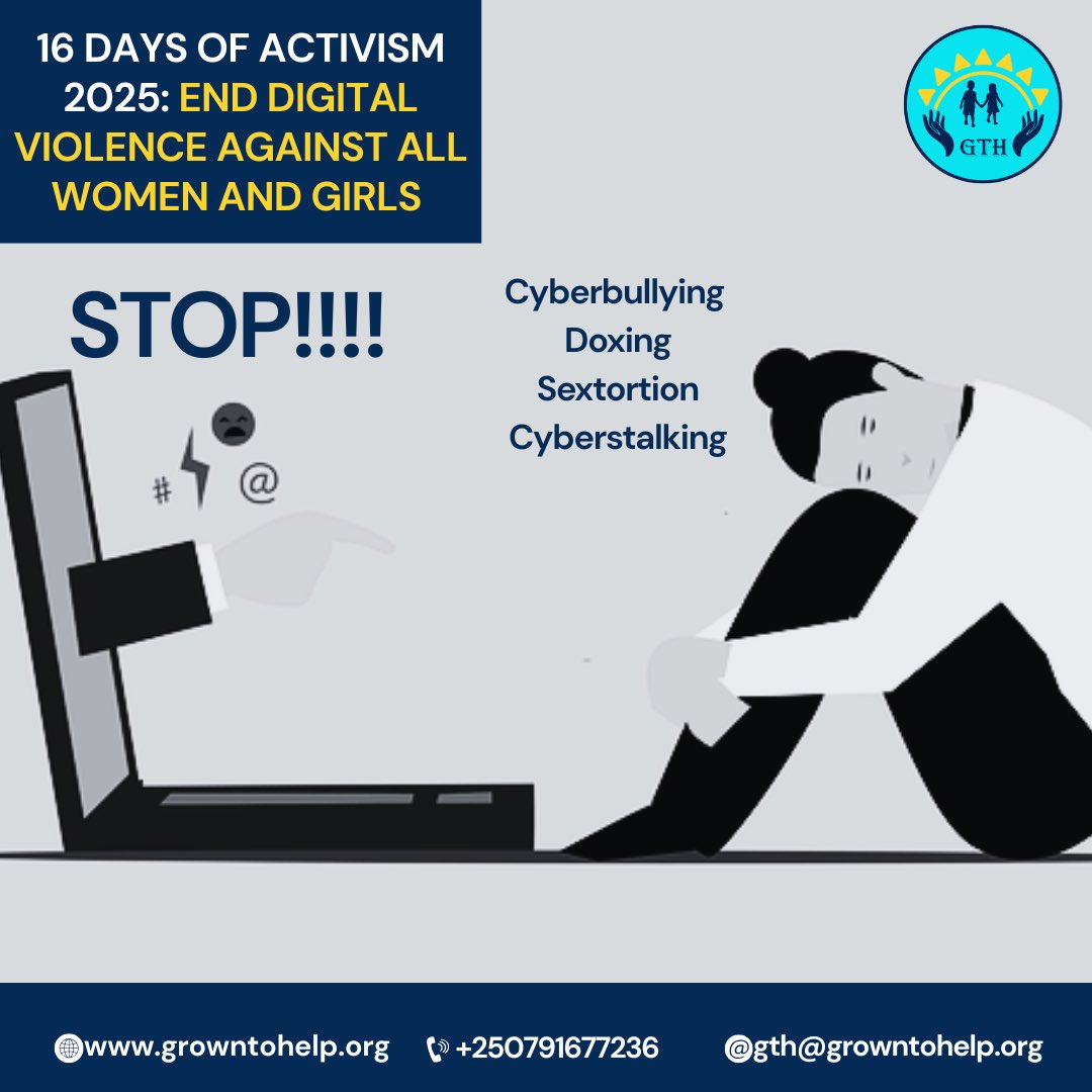 HelpGth's tweet image. We joined the #UNiTE campaign to help stop digital abuse. TFGBV is real harm—our clicks and words matter. Choose respect, don’t share harmful content, and speak up for safer online spaces. #16DaysOfActivism #EndDigitalViolence #OnlineSafety