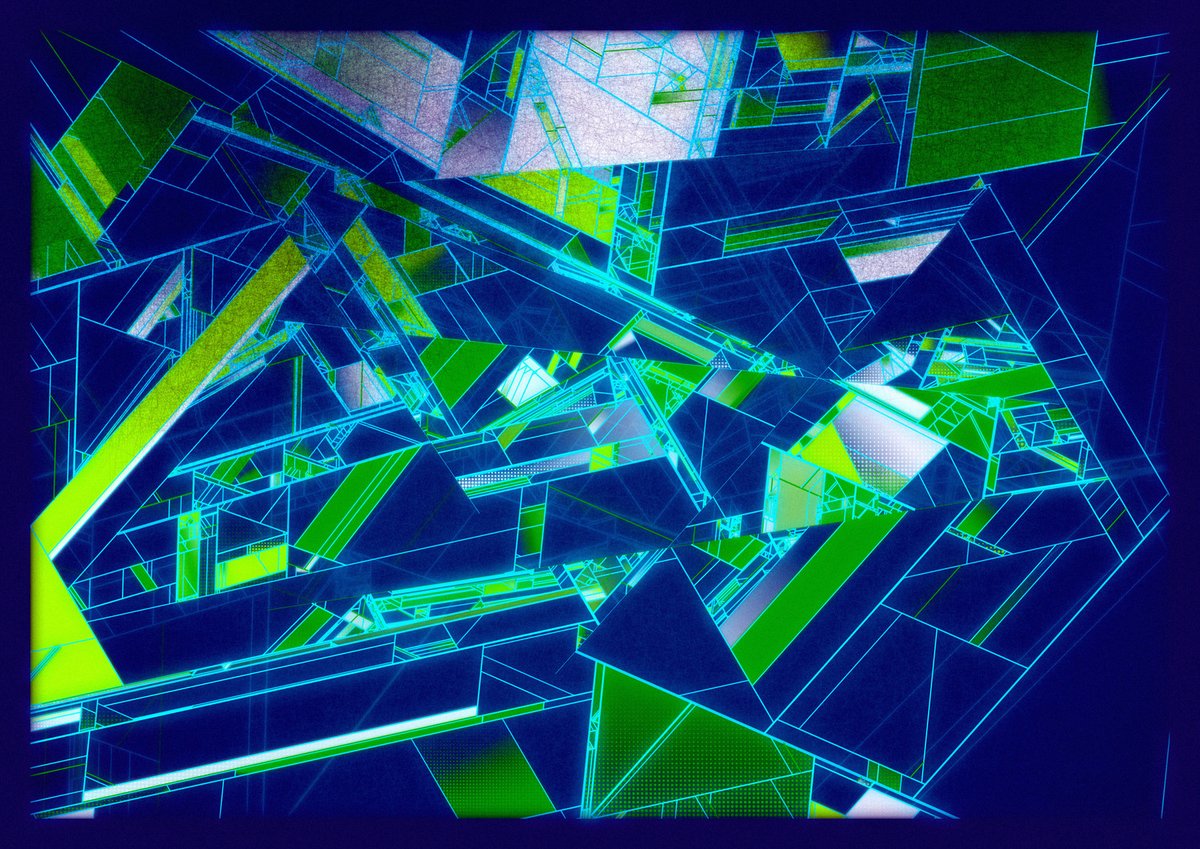 protozoo's tweet image. Obliqua 59, minted by @NFPics_
#genart