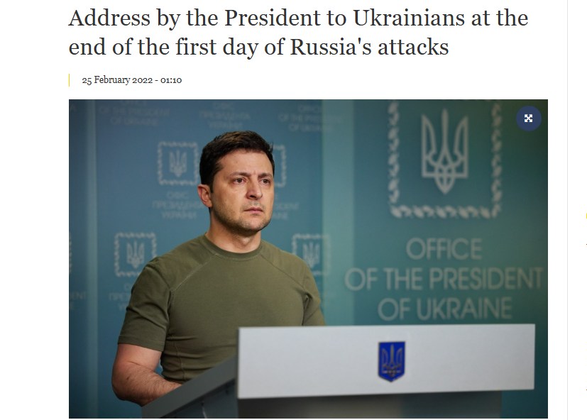 Glenn_Diesen's tweet image. On the first day of the Russian invasion (Feb 24 2022), Zelensky confirmed: &quot;Today we heard from Moscow that they still want to talk. They want to talk about Ukraine&apos;s neutral status&quot; and &quot;We are not afraid to talk about neutral status&quot;. 
president.gov.ua/en/news/zverne…
On February 26,…