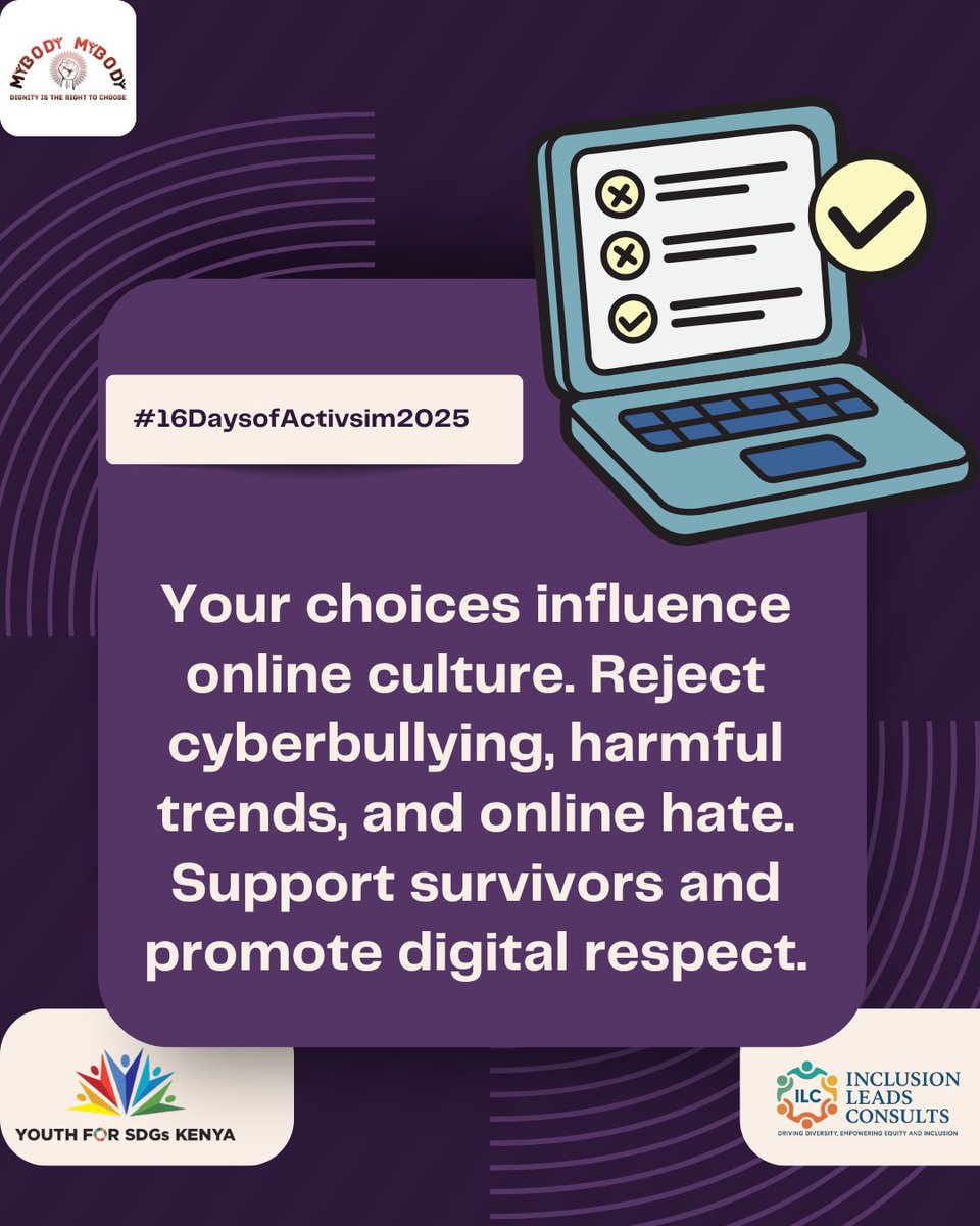 Mybody_Ke's tweet image. To youths. 

#HealthyAdolescents 
#Unite2025
#Sharp
#16daysofGBVActivism