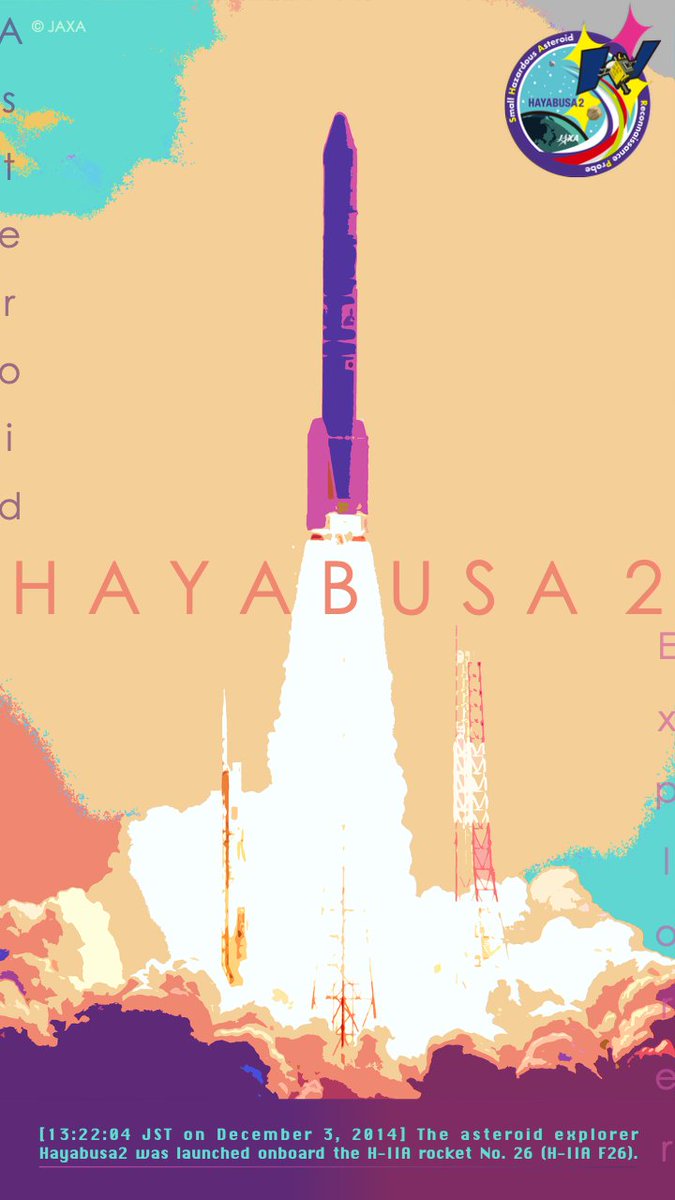 haya2kun's tweet photo. やっほー🛰# 11年前の今日(2014年12月3日)今くらいに、ボクは種子島宇宙センターからH-IIAロケット26号機で宇宙へ打ち上げられました!
地球のみんなの応援が、いつもボクの背中を押してくれてる気がするよ。ボクはトリフネめざして、今日も元気に宇宙の旅を続けています! どんどん行くぞー! https://t.co/TVZ8Eg8oCb